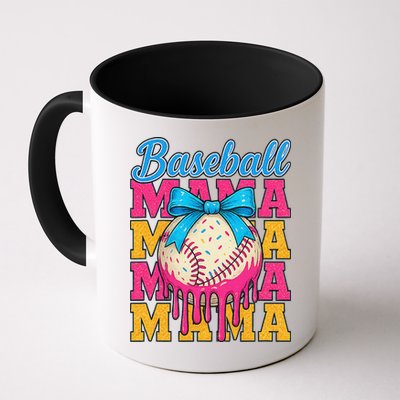 Baseball Mama Home Plate Ice Cream Drip With Sprinkles Drip Mug