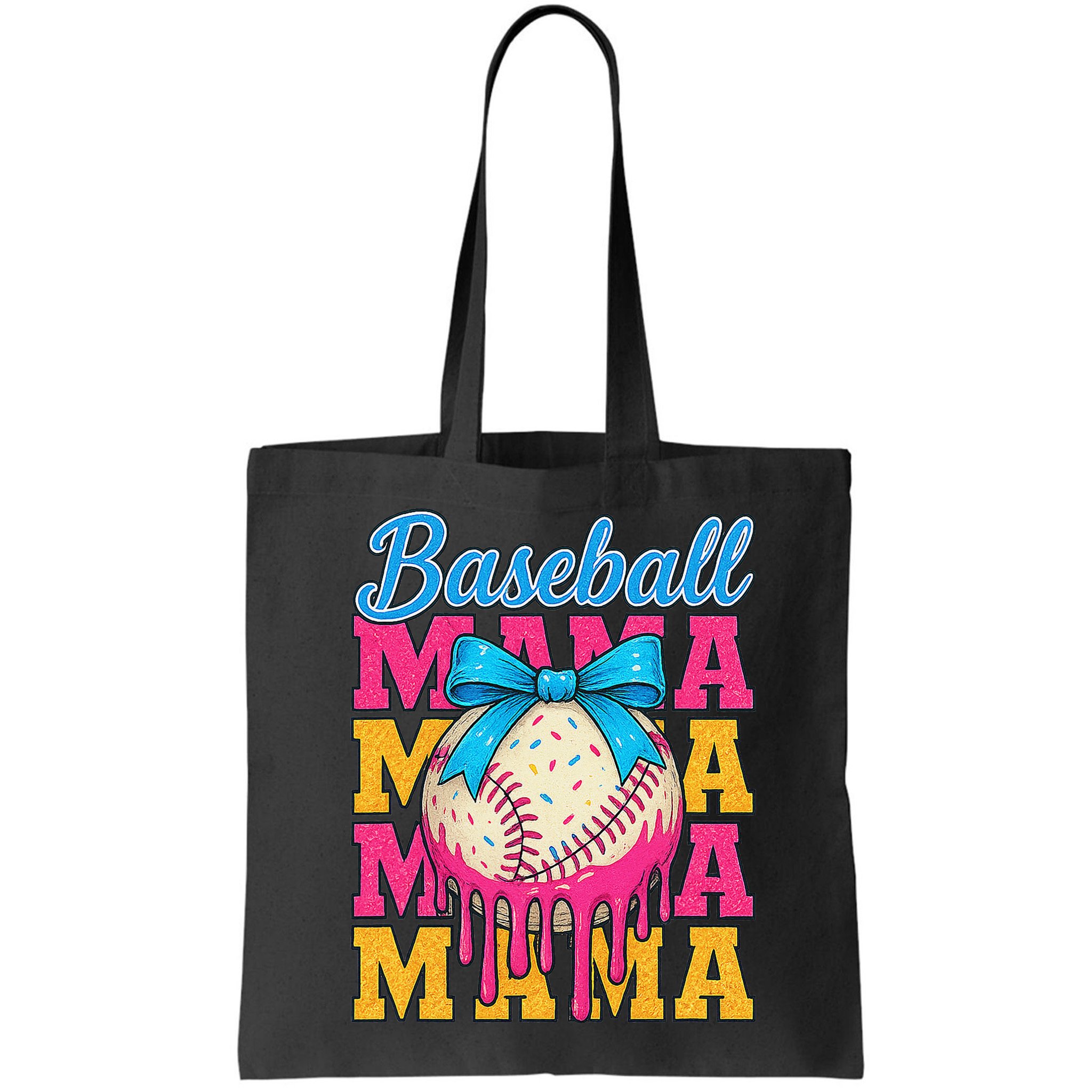 Baseball Mama Home Plate Ice Cream Drip With Sprinkles Drip Bag