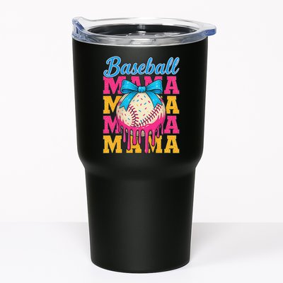 Baseball Mama Home Plate Ice Cream Drip With Sprinkles Drip Tumbler