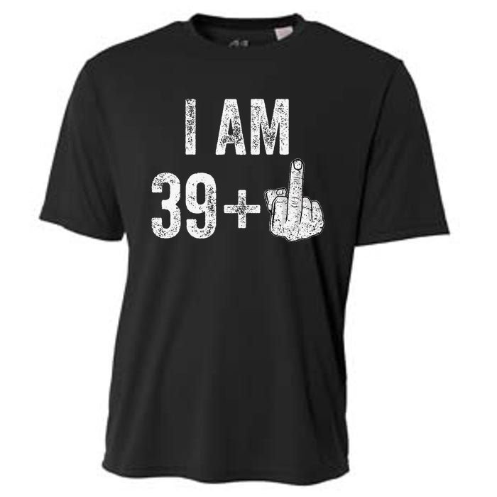 Birthday Male Him Fun 40 Funny 40th Birthday Cooling Performance Crew T-Shirt