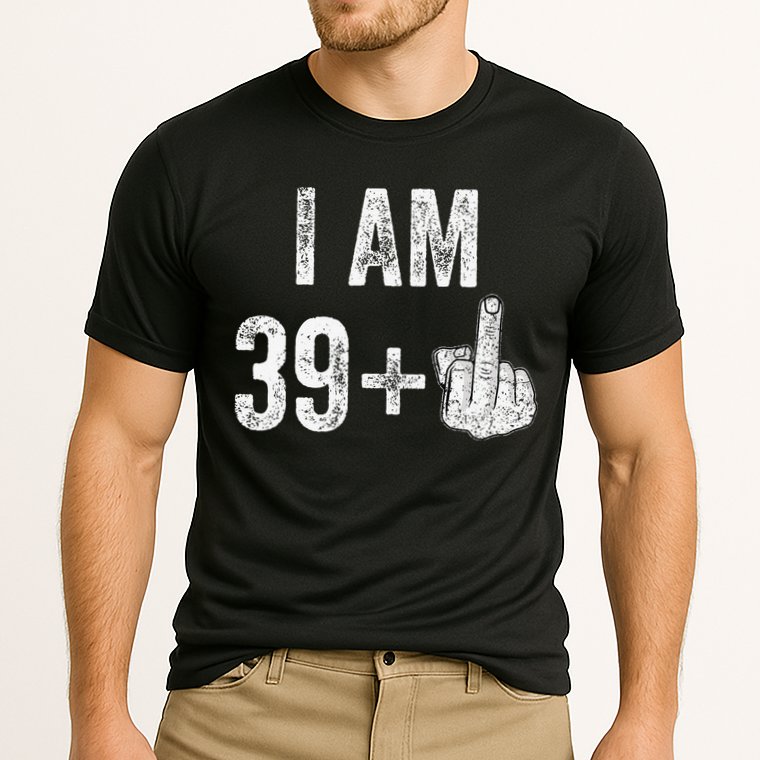 Birthday Male Him Fun 40 Funny 40th Birthday Cooling Performance Crew T-Shirt