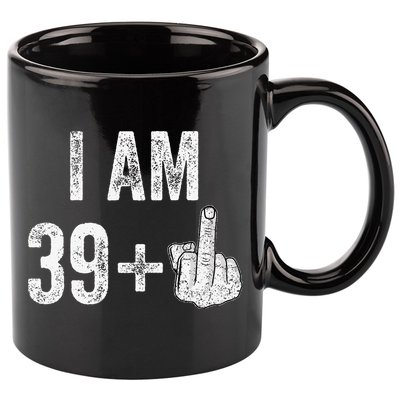 Birthday Male Him Fun 40 Funny 40th Birthday 11oz C Handle Ceramic Mug