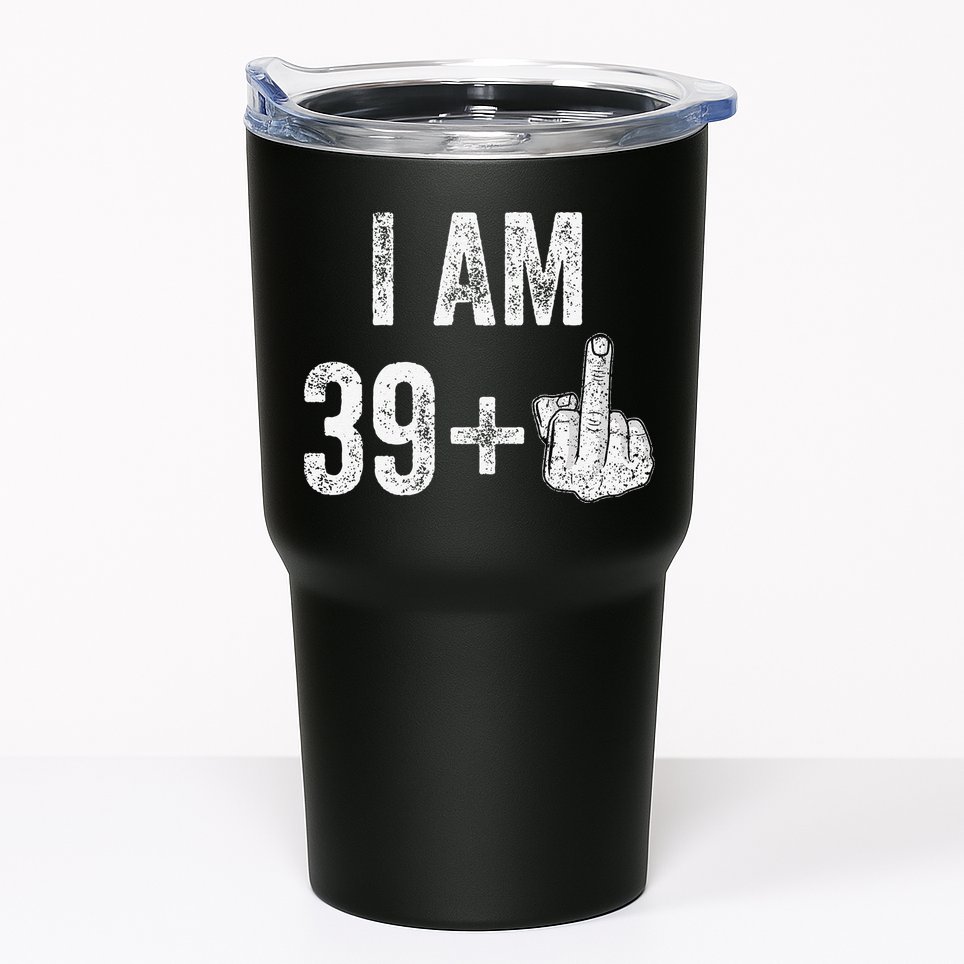 Birthday Male Him Fun 40 Funny 40th Birthday Tumbler