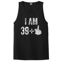 Birthday Male Him Fun 40 Funny 40th Birthday PosiCharge Competitor Tank