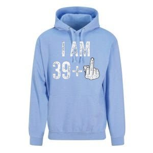 Birthday Male Him Fun 40 Funny 40th Birthday Unisex Surf Hoodie