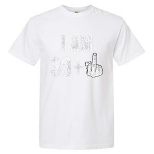 Birthday Male Him Fun 40 Funny 40th Birthday Garment-Dyed Heavyweight T-Shirt