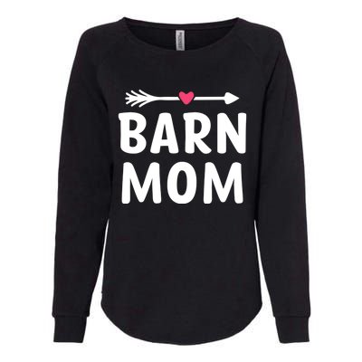 Barn Mom Horse Riding Barnyard Animals Mothers Day Gift Womens California Wash Sweatshirt