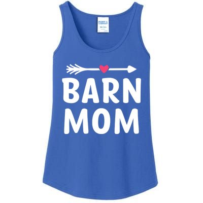 Barn Mom Horse Riding Barnyard Animals Mothers Day Gift Ladies Essential Tank