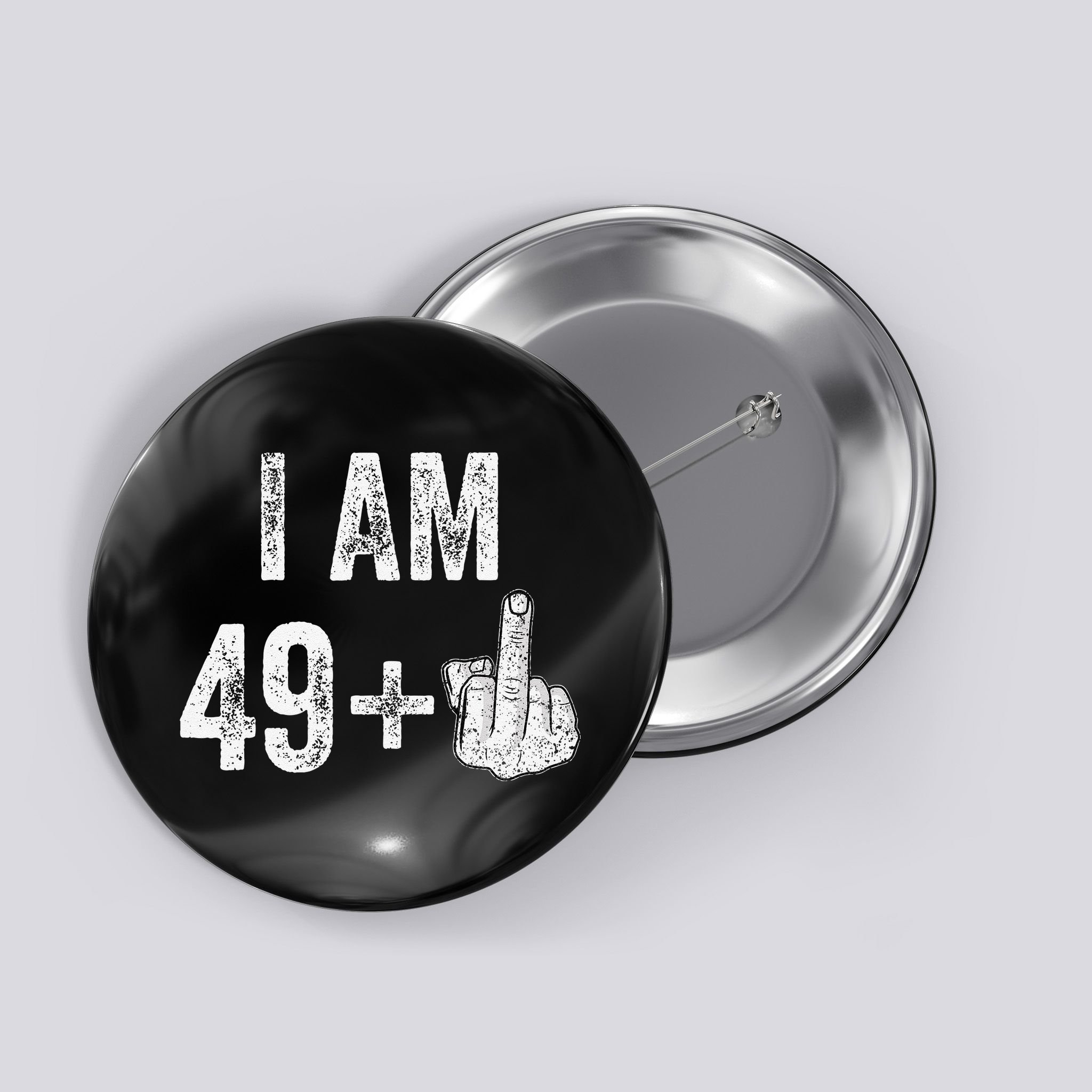 Birthday Male Him Fun 50 Funny 50th Birthday Gift Button