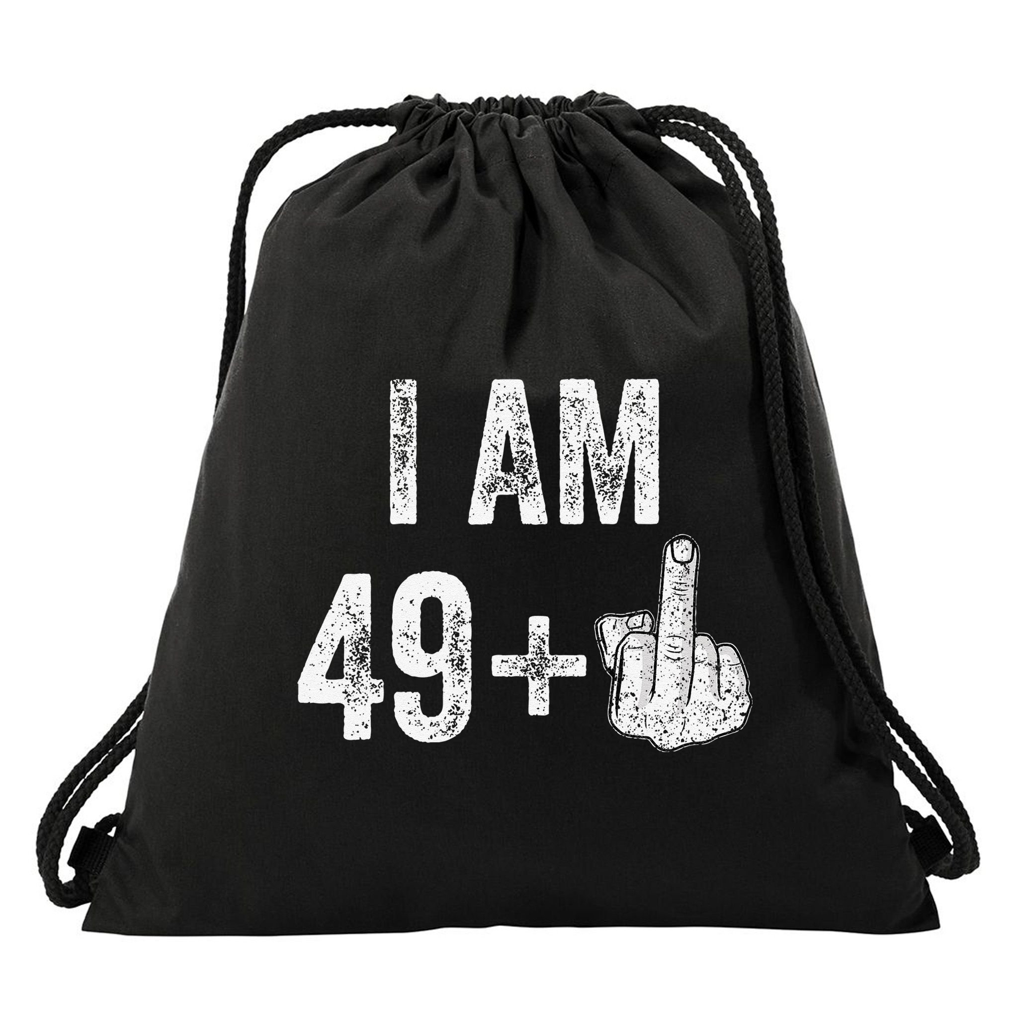 Birthday Male Him Fun 50 Funny 50th Birthday Gift Drawstring Bag