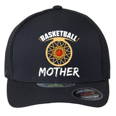 Basketball Mother Hobby Lover Basketballer Player Mom Mommy Funny Gift Flexfit Unipanel Trucker Cap