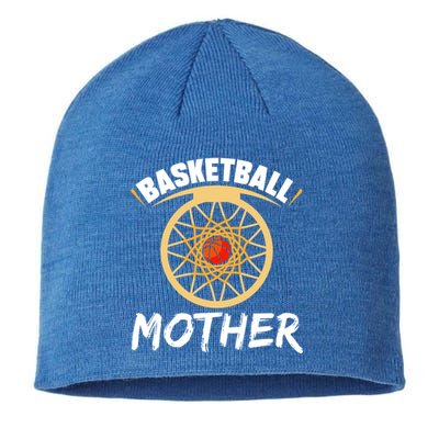 Basketball Mother Hobby Lover Basketballer Player Mom Mommy Funny Gift Sustainable Beanie