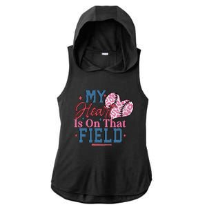 Baseball Mom Heartwarming Design For Proud Baseball Moms Funny Gift Ladies PosiCharge Tri-Blend Wicking Draft Hoodie Tank