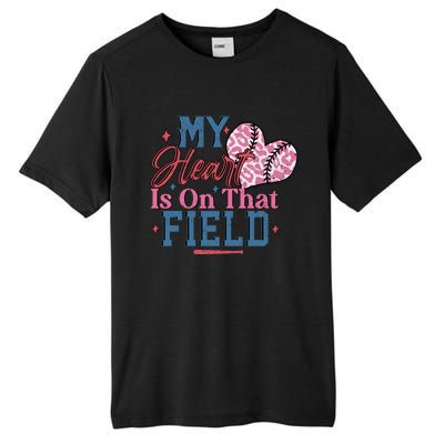 Baseball Mom Heartwarming Design For Proud Baseball Moms Funny Gift Tall Fusion ChromaSoft Performance T-Shirt