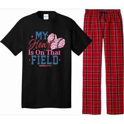 Baseball Mom Heartwarming Design For Proud Baseball Moms Funny Gift Pajama Set