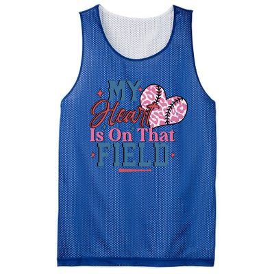 Baseball Mom Heartwarming Design For Proud Baseball Moms Funny Gift Mesh Reversible Basketball Jersey Tank