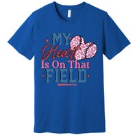 Baseball Mom Heartwarming Design For Proud Baseball Moms Funny Gift Premium T-Shirt