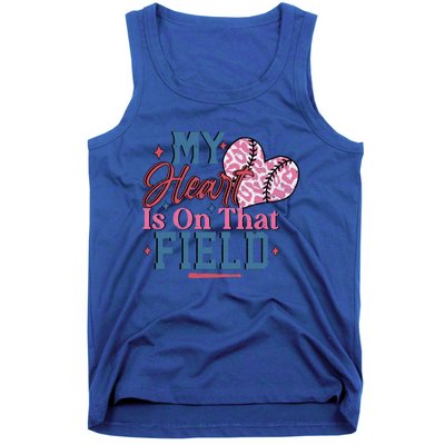 Baseball Mom Heartwarming Design For Proud Baseball Moms Funny Gift Tank Top