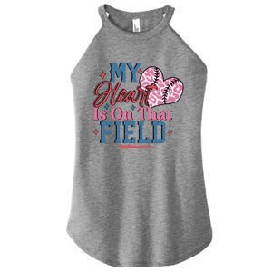 Baseball Mom Heartwarming Design For Proud Baseball Moms Funny Gift Women's Perfect Tri Rocker Tank