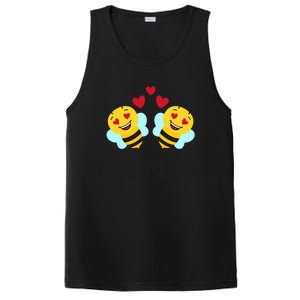 Bee Mine Honeybee Bee Pun Love Couple Valentine's Day Cool Gift PosiCharge Competitor Tank