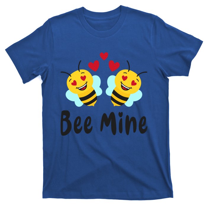 Bee Mine Honeybee Bee Pun Love Couple Valentine's Day Cool Gift T-Shirt