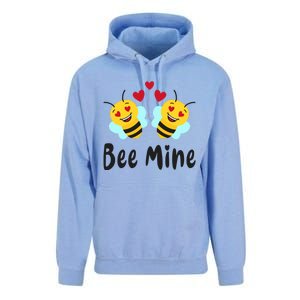 Bee Mine Honeybee Bee Pun Love Couple Valentine's Day Cool Gift Unisex Surf Hoodie