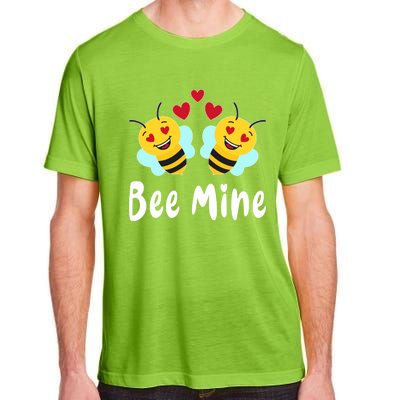 Bee Mine Honeybee Bee Pun Love Couple Valentine's Day Gift Adult ChromaSoft Performance T-Shirt