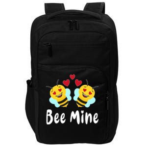 Bee Mine Honeybee Bee Pun Love Couple Valentine's Day Gift Impact Tech Backpack