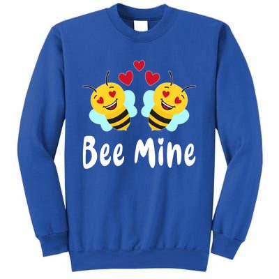 Bee Mine Honeybee Bee Pun Love Couple Valentine's Day Gift Sweatshirt