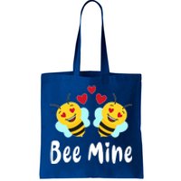 Bee Mine Honeybee Bee Pun Love Couple Valentine's Day Gift Tote Bag