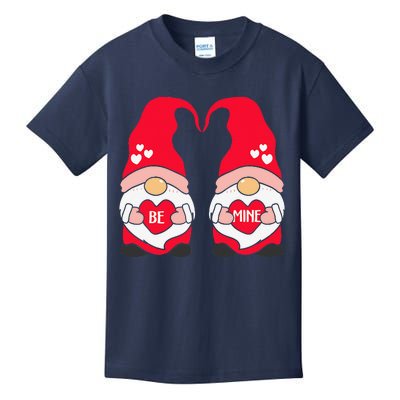 Be Mine Happy Valentines Day Gnomes Elves Love Anniversary Day Kids T-Shirt