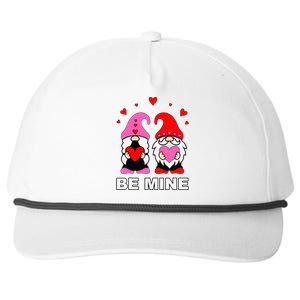 Be Mine Happy Valentines Day Gnomes Elves Love Anniversary Snapback Five-Panel Rope Hat