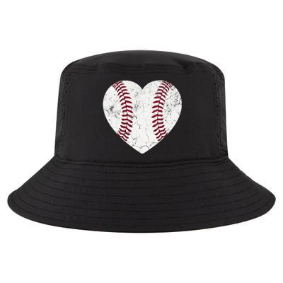 Baseball Mom Heart Baseball Softball Mom Mama Mothers Day Cool Comfort Performance Bucket Hat