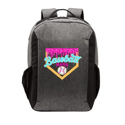 Baseball Mama Home Plate Ice Cream Drip With Sprinkles  Vector Backpack
