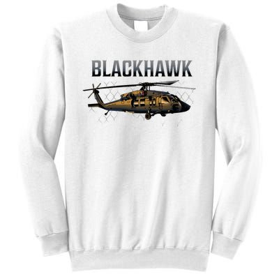 Blackhawk Military Helicopter Sweatshirt