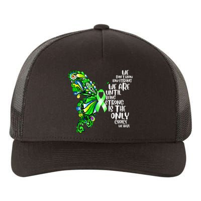 Butterfly Mental Health Green Ribbon Awareness Yupoong Adult 5-Panel Trucker Hat