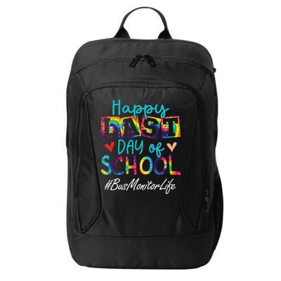 Bus Monitor Happy Last Day Of School Funny Graduation City Backpack
