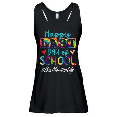 Bus Monitor Happy Last Day Of School Funny Graduation Ladies Essential Flowy Tank