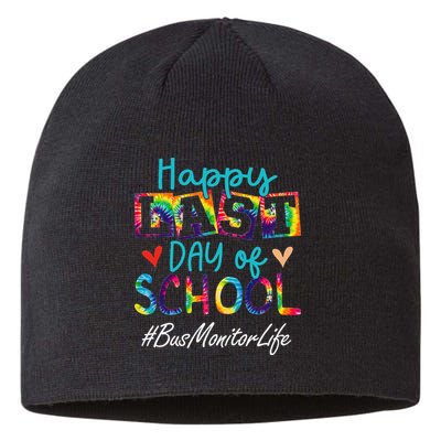 Bus Monitor Happy Last Day Of School Funny Graduation Sustainable Beanie