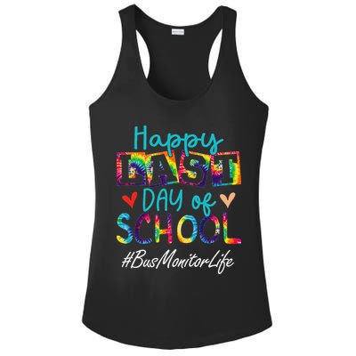 Bus Monitor Happy Last Day Of School Funny Graduation Ladies PosiCharge Competitor Racerback Tank