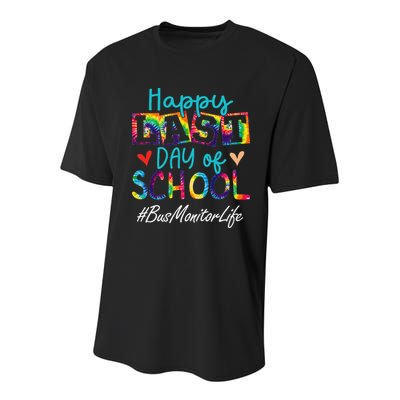 Bus Monitor Happy Last Day Of School Funny Graduation Youth Performance Sprint T-Shirt