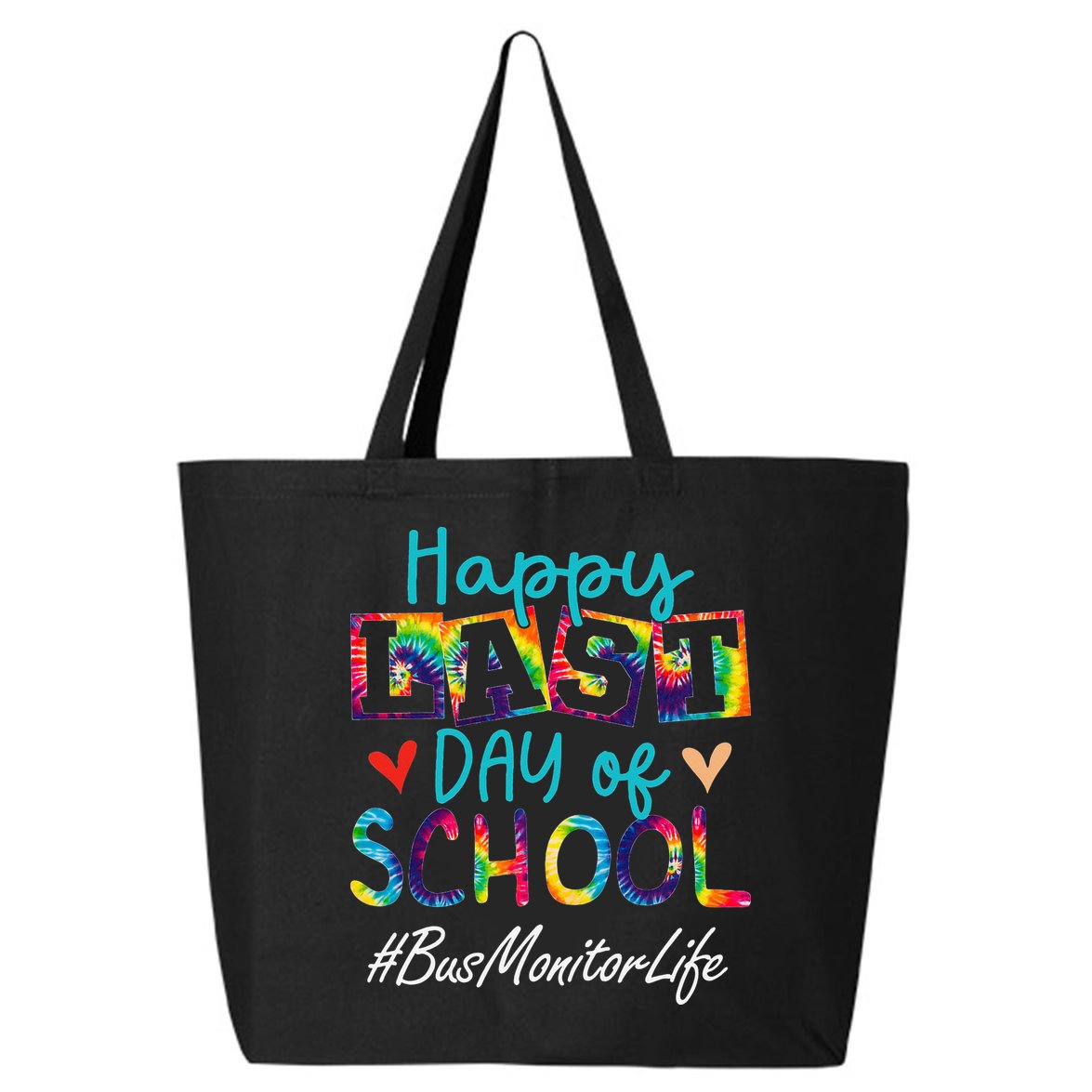 Bus Monitor Happy Last Day Of School Funny Graduation 25L Jumbo Tote
