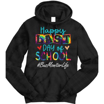 Bus Monitor Happy Last Day Of School Funny Graduation Tie Dye Hoodie