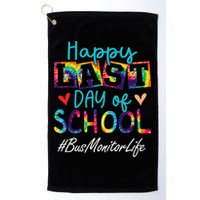 Bus Monitor Happy Last Day Of School Funny Graduation Golf Towel