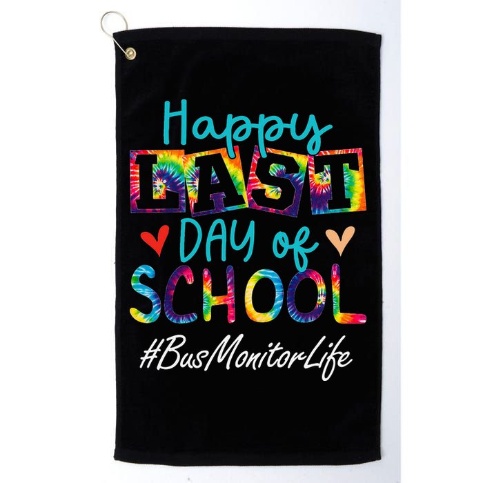 Bus Monitor Happy Last Day Of School Funny Graduation Golf Towel