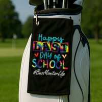 Bus Monitor Happy Last Day Of School Funny Graduation Golf Towel