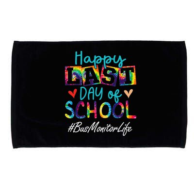 Bus Monitor Happy Last Day Of School Funny Graduation Microfiber Hand Towel