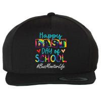 Bus Monitor Happy Last Day Of School Funny Graduation Wool Snapback Cap