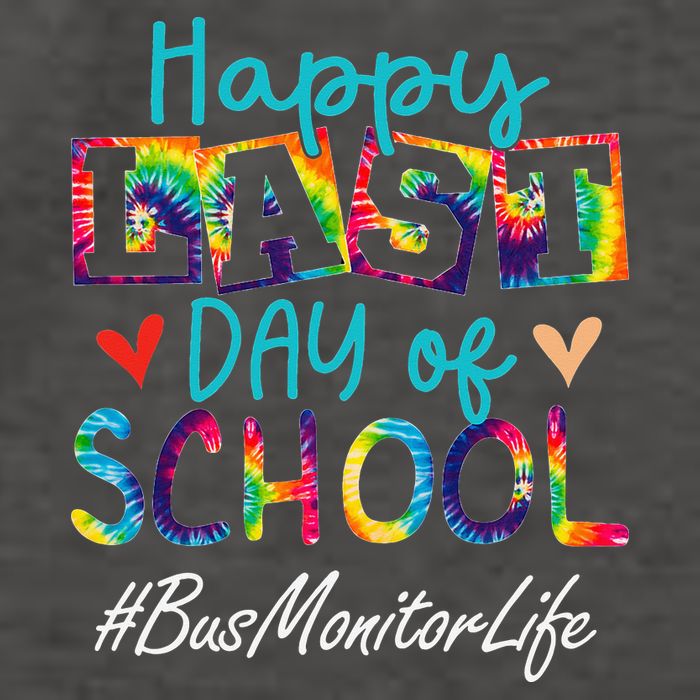 Bus Monitor Happy Last Day Of School Funny Graduation Vector Backpack