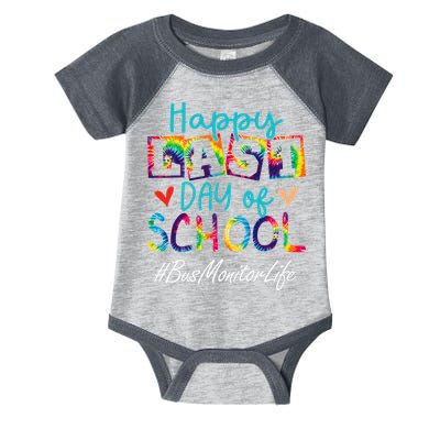 Bus Monitor Happy Last Day Of School Funny Graduation Infant Baby Jersey Bodysuit